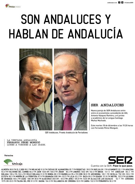 Muñoz Machado y Vázquez Romero, en Ser Andaluces Muñoz Machado y Vázquez Romero, en Ser Andaluces