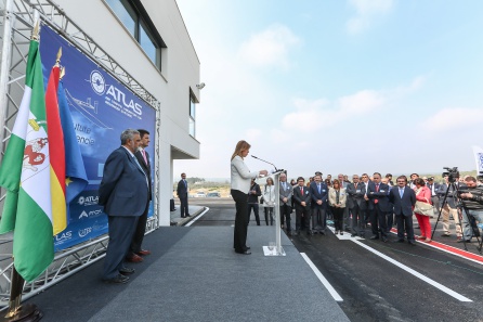 En marzo del 2014 se inauguraron las instalaciones de Atlas en Villacarrillo, siendo el primer centro de estas características en España y por donde pasan anualmente numerosas empresas, universidades e investigadores para probar sus proyectos en estas instalaciones. La inauguración corrió a cargo de la presidenta de la Junta de Andalucía, Susana Díaz, ante numerosas autoridades civiles y militares, así como el alcalde de Villacarrillo, Julián Gilabert. En marzo del 2014 se inauguraron las instalaciones de Atlas en Villacarrillo, siendo el primer centro de estas características en España y por donde pasan anualmente numerosas empresas, universidades e investigadores para probar sus proyectos en estas instalaciones. La inauguración corrió a cargo de la presidenta de la Junta de Andalucía, Susana Díaz, ante numerosas autoridades civiles y militares, así como el alcalde de Villacarrillo, Julián Gilabert.