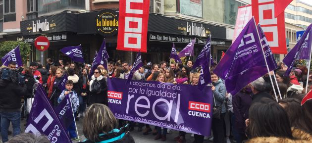 Manifestación del 8 de marzo en Cuenca. Manifestación del 8 de marzo en Cuenca.