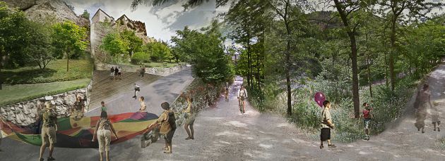 Proyecto de ascensor a las Casas Colgadas. Proyecto de ascensor a las Casas Colgadas.