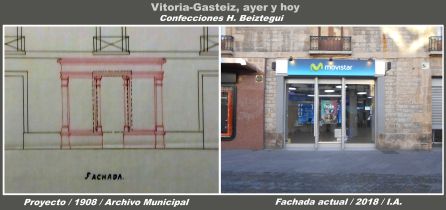 Plano y foto de la ubicación de la tienda de confecciones Plano y foto de la ubicación de la tienda de confecciones