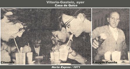 Enrique Puente y sus jóvenes clientes Enrique Puente y sus jóvenes clientes