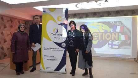Algunos de los responsables del proyecto Creaction. Algunos de los responsables del proyecto Creaction.