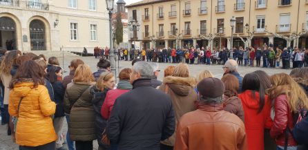 Público que ha acudido a la Plaza Mayor para participar como figurantes del spot de Shine Iberia Público que ha acudido a la Plaza Mayor para participar como figurantes del spot de Shine Iberia