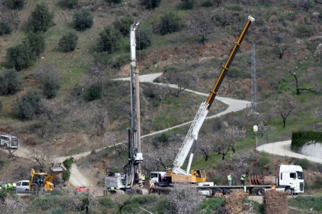 Tuneladora que se empleará en el rescate de Julen. Tuneladora que se empleará en el rescate de Julen.