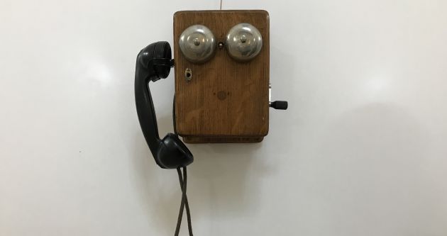 El teléfono de Ribagorda. El teléfono de Ribagorda.
