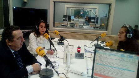 En la foto Carlos Fuentenebro, Inés Mínguez y Ana Luz Uña En la foto Carlos Fuentenebro, Inés Mínguez y Ana Luz Uña
