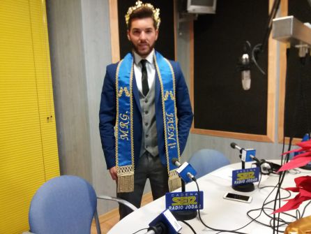 Cristian Moral en nuestros estudios, antes de la entrevista Cristian Moral en nuestros estudios, antes de la entrevista
