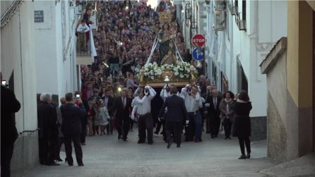 La empinada cuesta de El Lobo es subida a la carrera a pesar de la gran dificultad La empinada cuesta de El Lobo es subida a la carrera a pesar de la gran dificultad