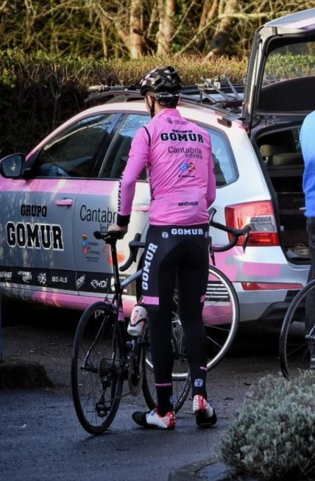 Mario Aparicion durante su primera concentración con el Gomur. Mario Aparicion durante su primera concentración con el Gomur.