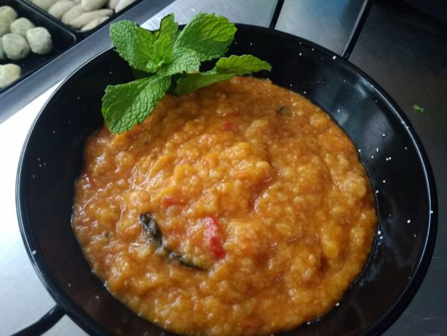 Ración de sopa de tomate Ración de sopa de tomate