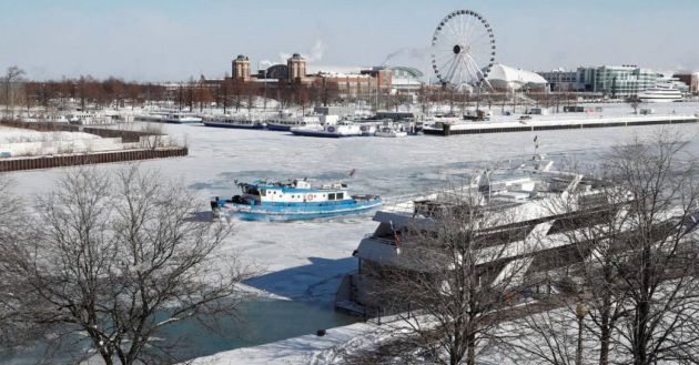 En Chicago se han registrado temperatruas inferiores a los -30º C. En Chicago se han registrado temperatruas inferiores a los -30º C.