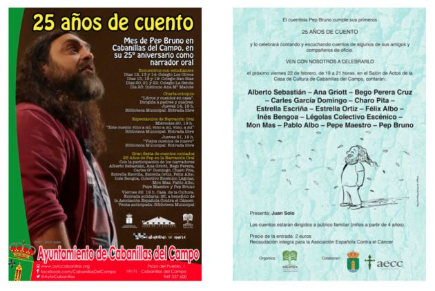 El narrador Pep Bruno (Guadalajara) celebra 25 años cotando historias: Pep Bruno, 25 años narrando historias El narrador Pep Bruno (Guadalajara) celebra 25 años cotando historias: Pep Bruno, 25 años narrando historias