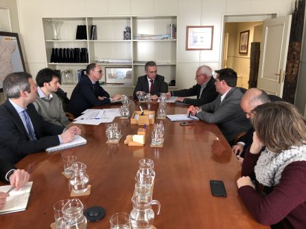 Reunión sobre el Tren de la Costa. Reunión sobre el Tren de la Costa.