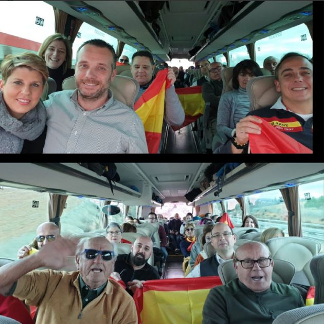 Unos 1.500 murcianos acuden a la manifestación contra Pedro Sánchez en Madrid Unos 1.500 murcianos acuden a la manifestación contra Pedro Sánchez en Madrid