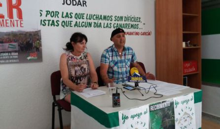 Una de las ruedas de prensa que han compartido Andrés Bódalo y Juana Cazorla Una de las ruedas de prensa que han compartido Andrés Bódalo y Juana Cazorla