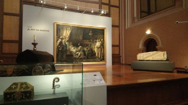 La muestra está distribuida en la Sala de la Corona del edificio Pignatelli, sede del Gobierno de Aragón La muestra está distribuida en la Sala de la Corona del edificio Pignatelli, sede del Gobierno de Aragón