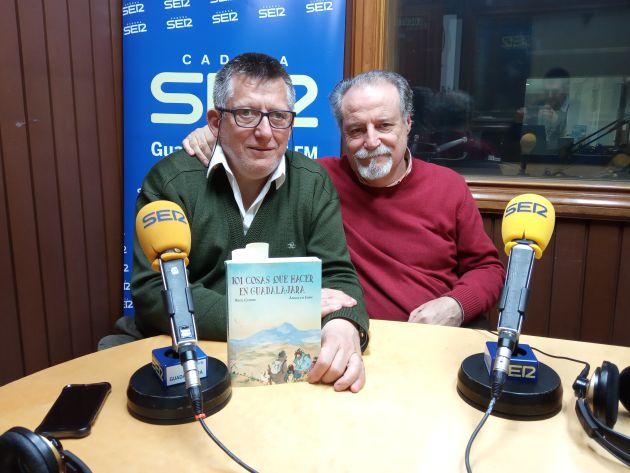 Ángel De Juan y José Antonio Alonso, en los estudios de SER Guadalajara. Ángel De Juan y José Antonio Alonso, en los estudios de SER Guadalajara.