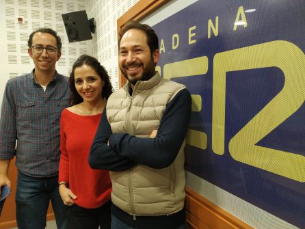 José María Martín, Patricia Huertas y Jacinto Molero. José María Martín, Patricia Huertas y Jacinto Molero.
