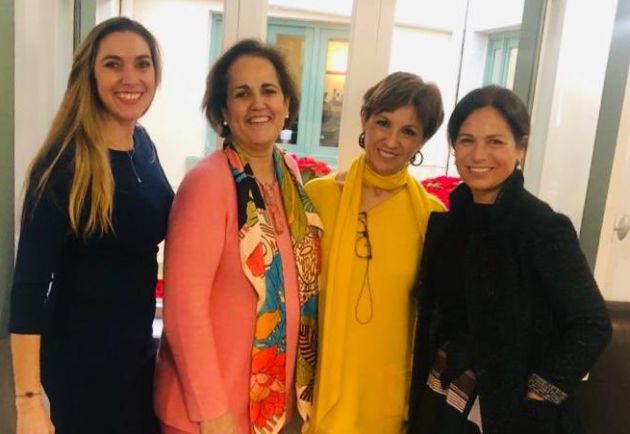 Blanca Torrent, durante los encuentros con mujeres profesionales y empresarias que promueve Blanca Torrent, durante los encuentros con mujeres profesionales y empresarias que promueve