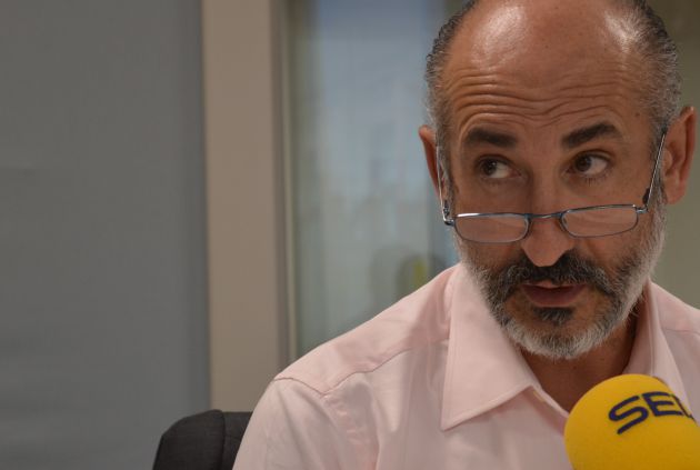 El presidente del Athletic, Aitor Elizegi, en los estudios de Radio Bilbao El presidente del Athletic, Aitor Elizegi, en los estudios de Radio Bilbao