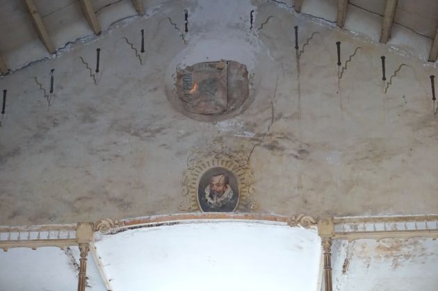 Detalle del Teatro dedicado a Cervantes Detalle del Teatro dedicado a Cervantes