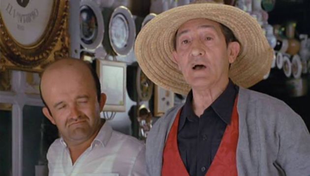Rafa junto a Luis Ciges en la película 'Hay que deshacer la casa', rodada en Guadalajara. Rafa junto a Luis Ciges en la película 'Hay que deshacer la casa', rodada en Guadalajara.