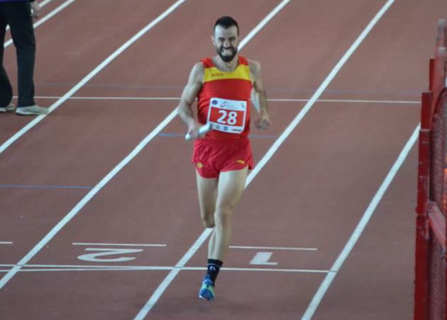 En una carrera en pista En una carrera en pista