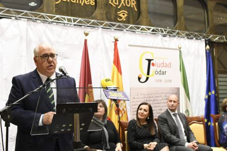 Momento de la intervención del delegado territorial de Fomento y Cultura, Jesús Estrella Momento de la intervención del delegado territorial de Fomento y Cultura, Jesús Estrella