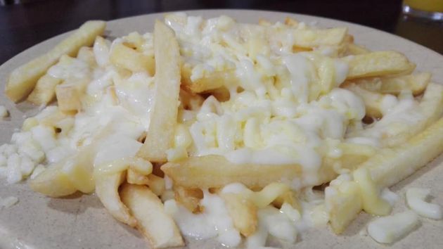 Patatas con queso Patatas con queso