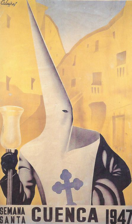 Cartel de Alfonso Cabañas para la Semana Santa de 1947. Cartel de Alfonso Cabañas para la Semana Santa de 1947.