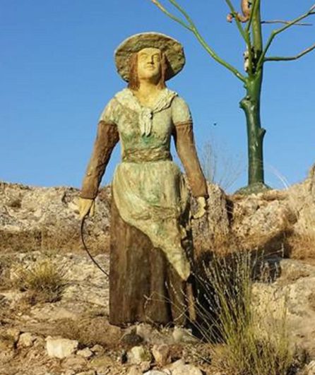 Escultura de la segadora. Escultura de la segadora.