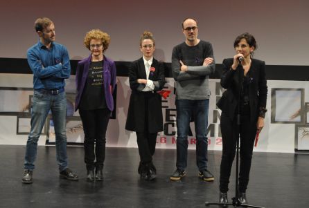 Malena Alterio en un momento de la gala de inauguración Malena Alterio en un momento de la gala de inauguración