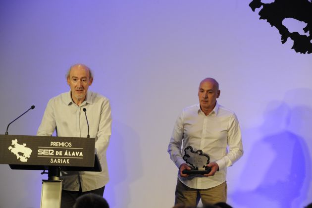 Joselu Anayak, durante la entrega de los Premios SER Álava Joselu Anayak, durante la entrega de los Premios SER Álava