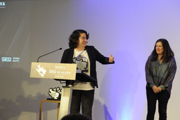 Estibaliz Canto, concejala de Cultura, y Marta Monfort, responsable de la red de teatros municipales Estibaliz Canto, concejala de Cultura, y Marta Monfort, responsable de la red de teatros municipales