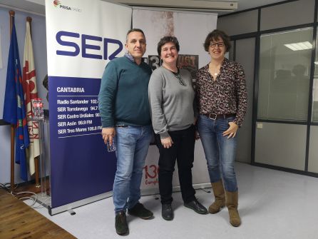 Mariano Carmona y Mónica Calonge junto a Beatriz Zorrilla. Mariano Carmona y Mónica Calonge junto a Beatriz Zorrilla.
