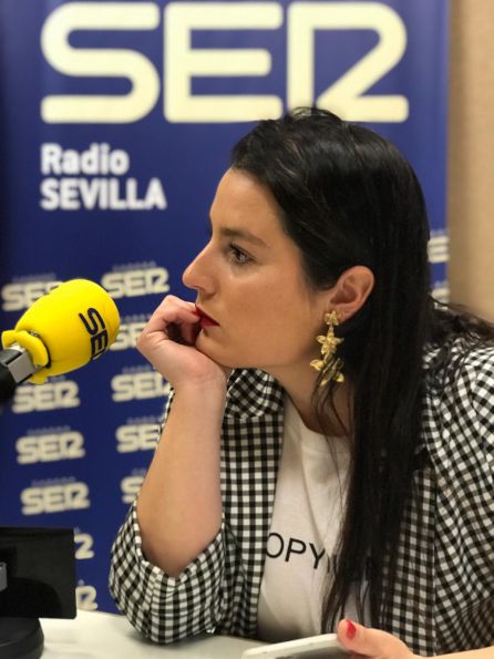 Johanna Ortiz durante la entrevista en 'Hoy por Hoy Sevilla' Johanna Ortiz durante la entrevista en 'Hoy por Hoy Sevilla'
