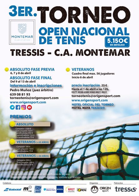 El Amigos del Tenis de Elda, inmerso en el IX Circuito Mediterráneo/Alicantino El Amigos del Tenis de Elda, inmerso en el IX Circuito Mediterráneo/Alicantino