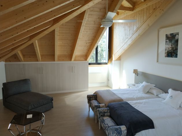 Una de las habitaciones Una de las habitaciones