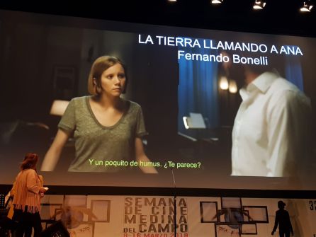 Proyección de la obra cinematográfica de Bonelli. Proyección de la obra cinematográfica de Bonelli.