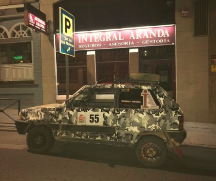 El vehículo nº 55 del Integral Aranda tras su regreso a la capital ribereña. El vehículo nº 55 del Integral Aranda tras su regreso a la capital ribereña.