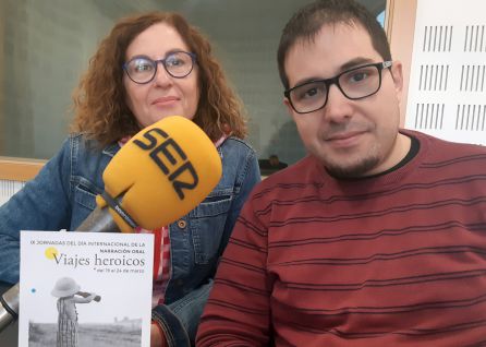 Alicia Mohíno e Israel Hergón, durante la entrevista en 'Hoy por Hoy' Alicia Mohíno e Israel Hergón, durante la entrevista en 'Hoy por Hoy'