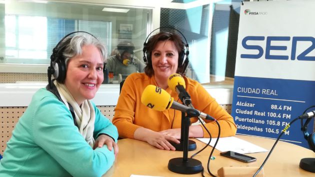 Patricia Franco en los estudios de la Cadena SER de Ciudad Real Patricia Franco en los estudios de la Cadena SER de Ciudad Real