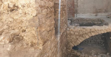 Detalle de las excavaciones realizadas. Detalle de las excavaciones realizadas.