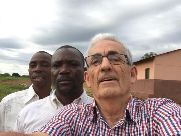 Jesús Torres en su última visita a Mozambique Jesús Torres en su última visita a Mozambique