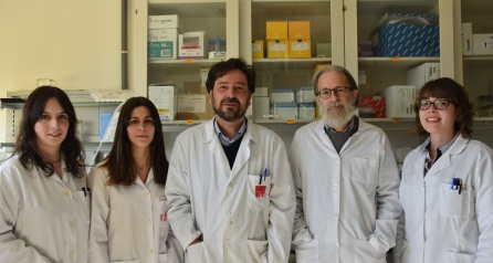 Equipo de investigación de IBIOMED, con el director, José Luis Mauriz Gutiérrez, en el centro Equipo de investigación de IBIOMED, con el director, José Luis Mauriz Gutiérrez, en el centro