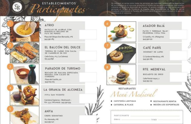 Los mejores pinchos y tapas medievales se dan cita en Sigüenza y Consuegra Los mejores pinchos y tapas medievales se dan cita en Sigüenza y Consuegra