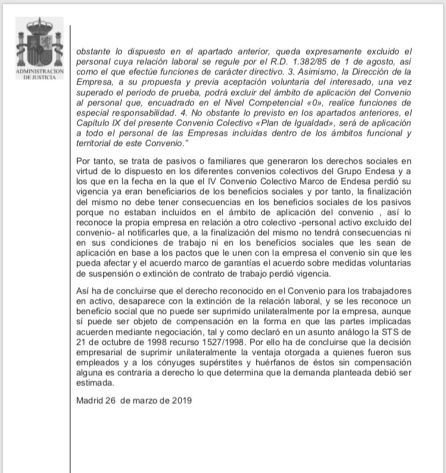 Sentencia Endesa Sentencia Endesa