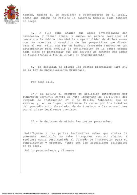 Se reabre la causa por la muerte del quebrantahuesos Royal Se reabre la causa por la muerte del quebrantahuesos Royal