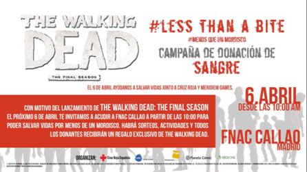 La campaña de donación de sangre con The Walking Dead The Final Season La campaña de donación de sangre con The Walking Dead The Final Season